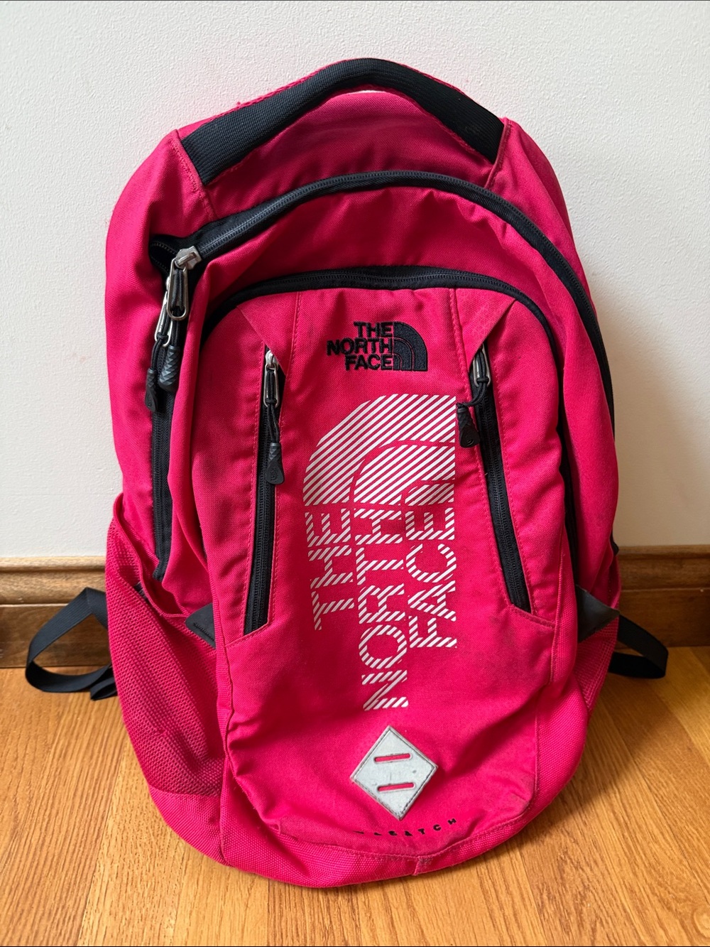 The North Face Wasatch Pink Backpack Well Loved - Picture 12 of 13